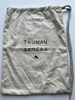 Truman Romero Drawstring Dust Bag Natural Canvas Skateboarding Pro
